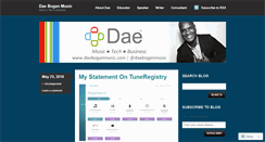 Desktop Screenshot of daeboganmusic.com